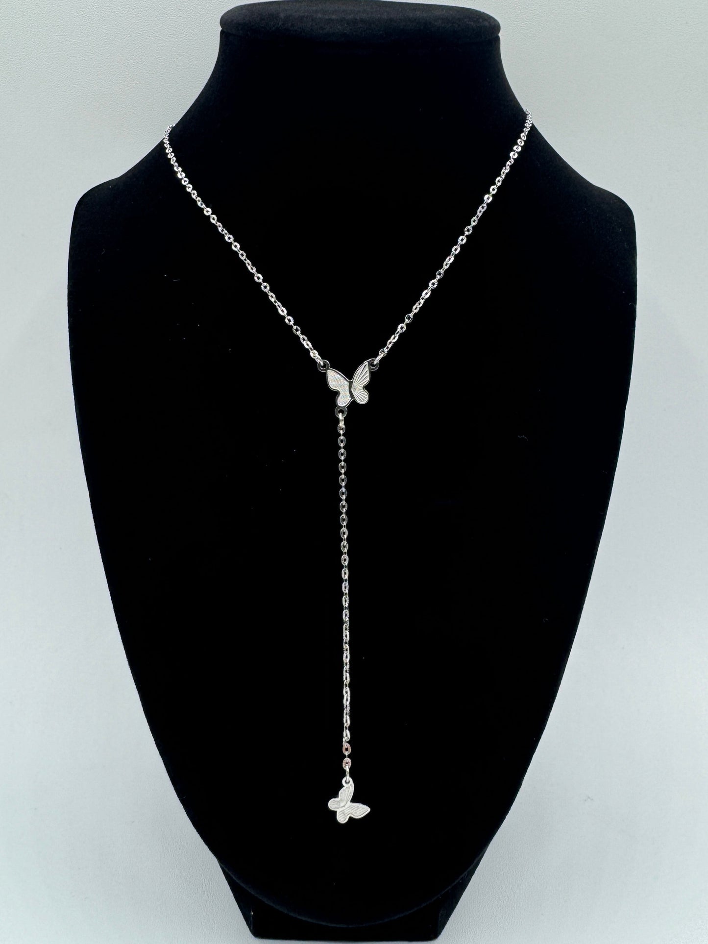Butterfly Lariat Necklace