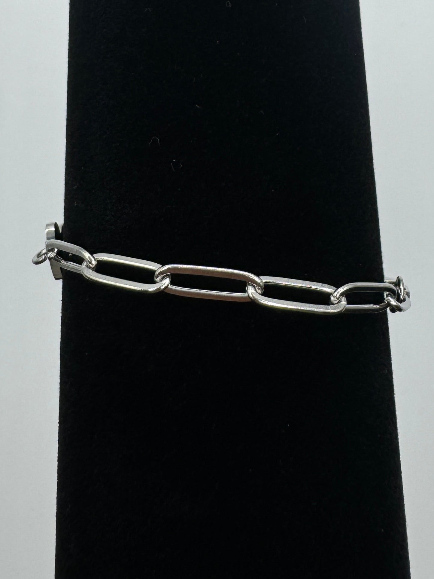 Twin Heart Paperclip Bracelet