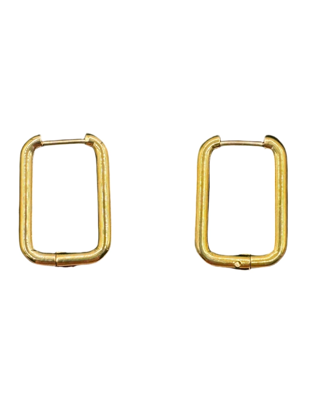 Oval Huggie Earrings