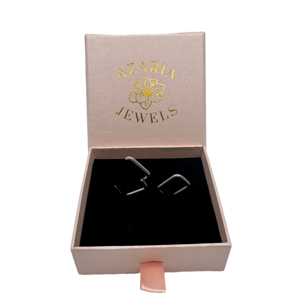 Oval Huggie Earrings