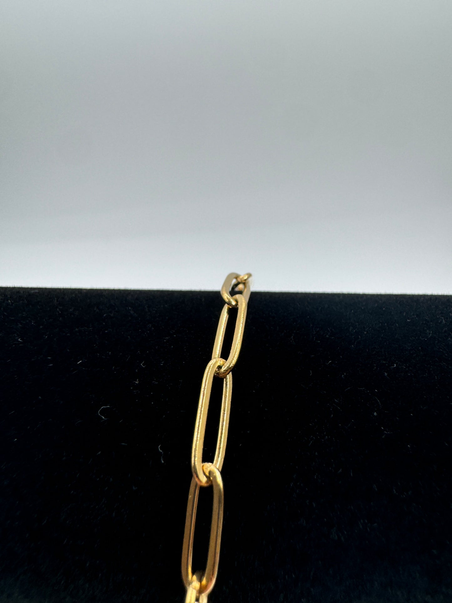 Twin Heart Paperclip Bracelet