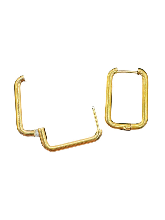 Oval Huggie Earrings